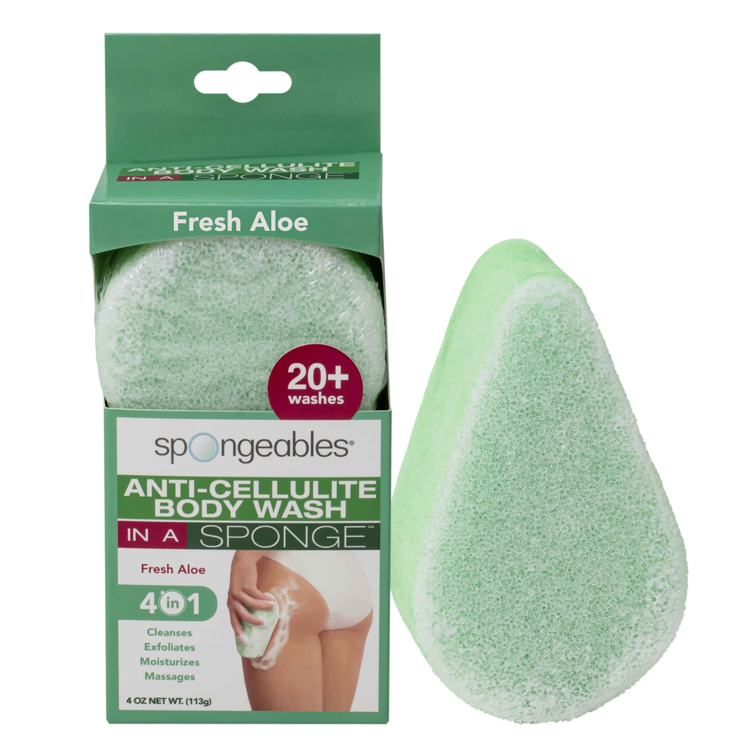 Foto 2 pulgar | Esponja De Gel Corporal, Esponjosa, Anticelulítica, Más De 20 Lavados - Venta Internacional.