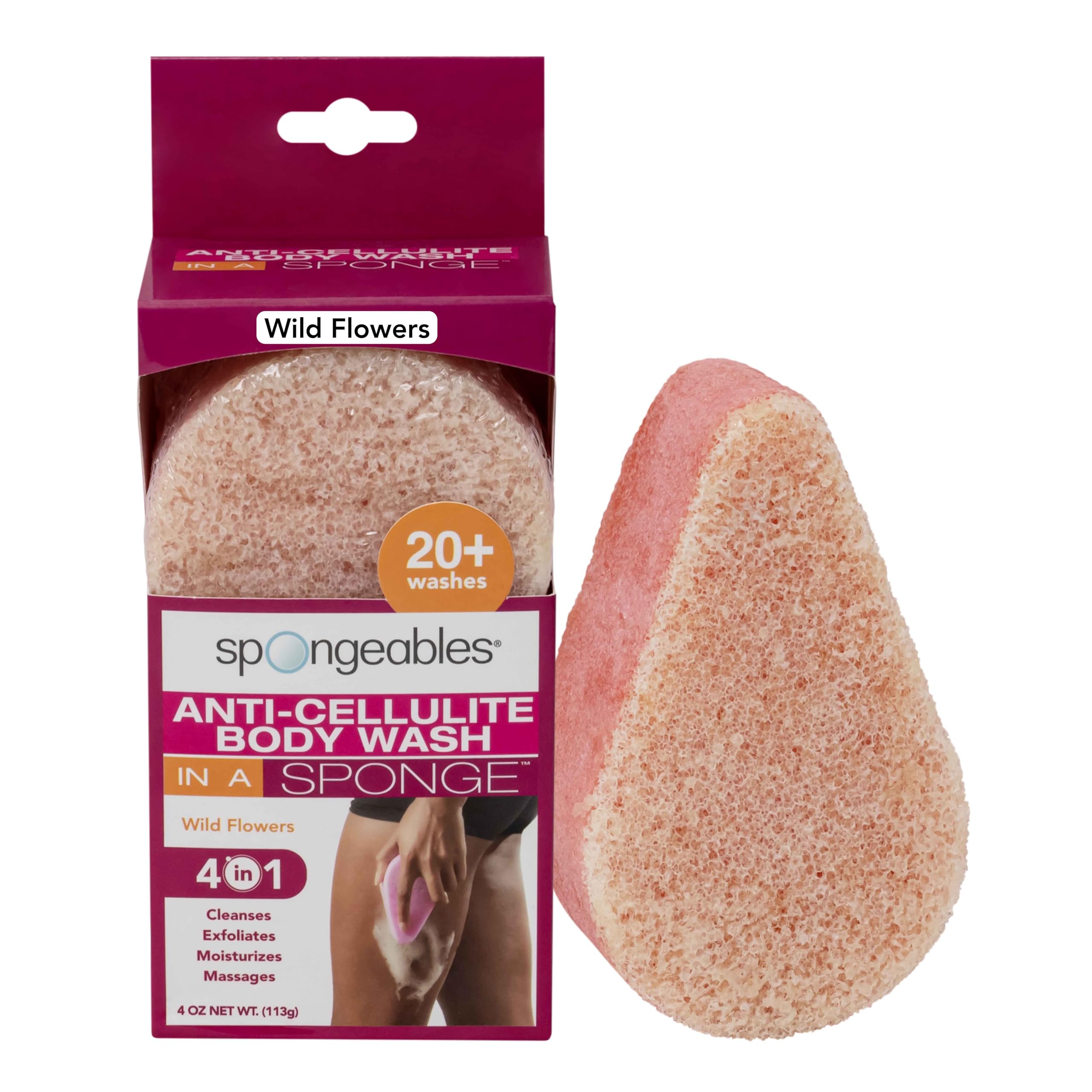 Foto 2 pulgar | Esponja De Gel Corporal, Esponjosa, Anticelulítica, Más De 20 Lavados - Venta Internacional.