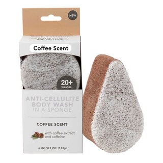 Foto 1 | Esponja De Gel Corporal, Esponjosa, Anticelulítica, Café, Más De 20 Lavados - Venta Internacional.