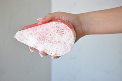 Foto 3 | Esponja De Gel Corporal, Esponjosa, Anticelulítica, Rosa Inglesa - Venta Internacional.