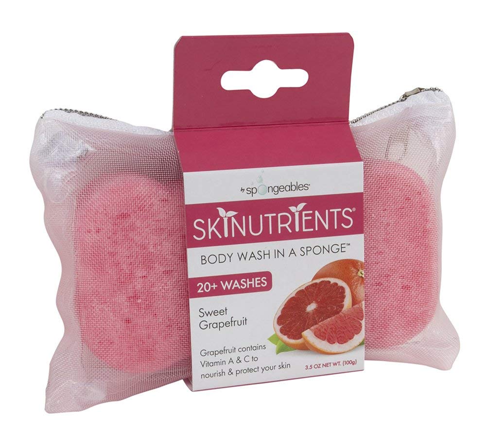 Esponja De Gel De Baño, Esponjosas, Nutrientes Para La Piel, Pomelo Dulce - Venta Internacional.