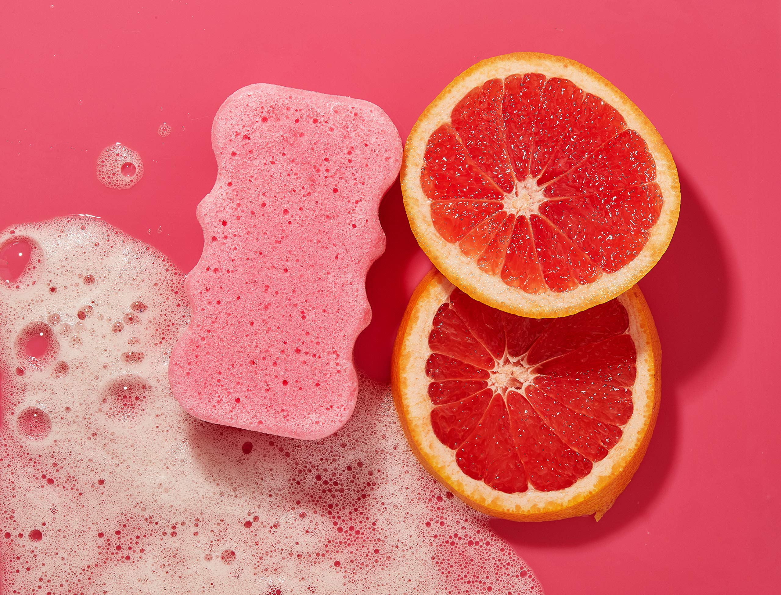 Foto 6 pulgar | Esponja De Gel De Baño, Esponjosas, Nutrientes Para La Piel, Pomelo Dulce - Venta Internacional.