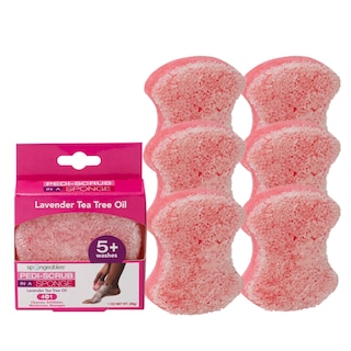 Foto 1 | Esponja Exfoliante Para Pies Spongables Pedi Scrub, Lavanda, 6 Unidades - Venta Internacional.