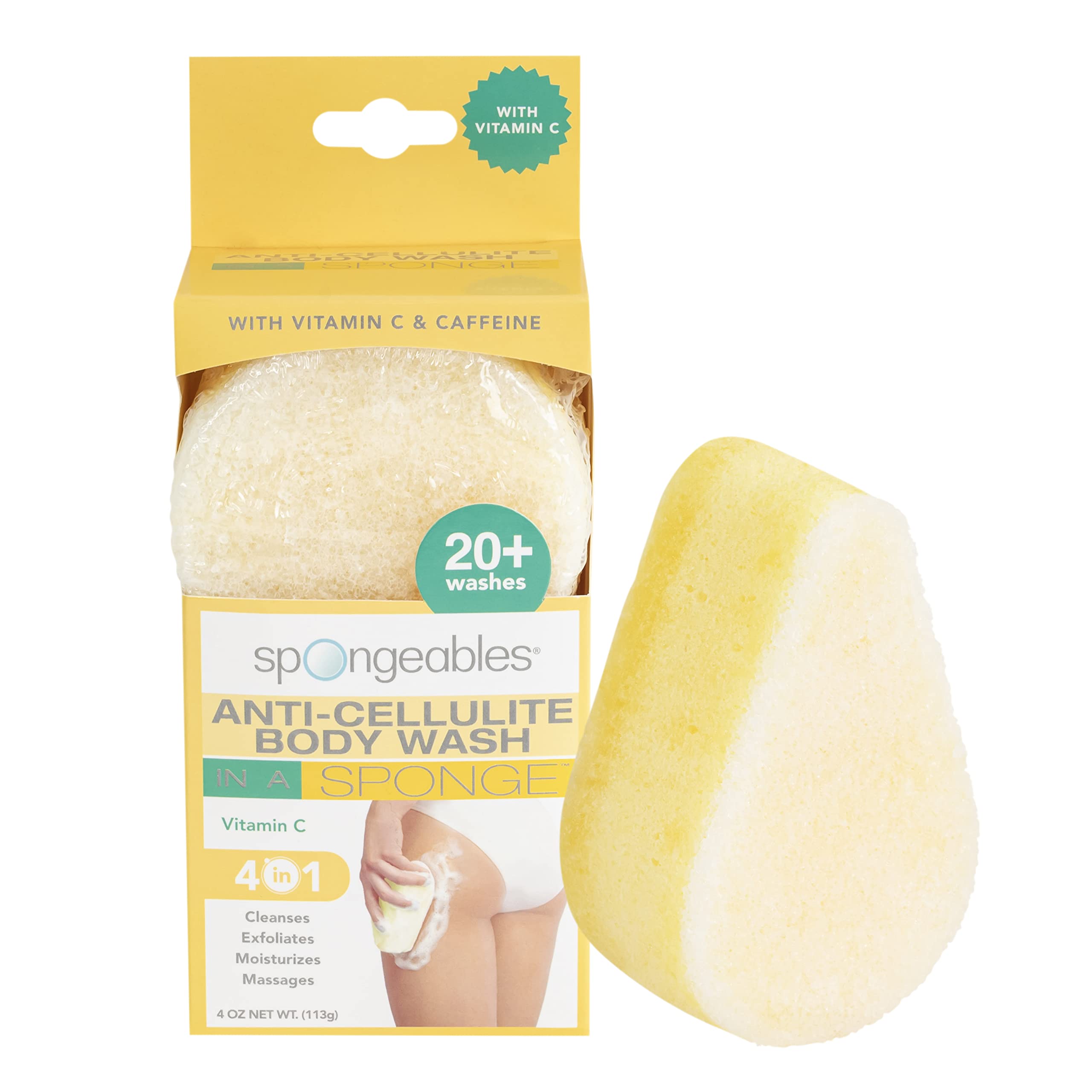 Foto 2 pulgar | Esponja De Gel Corporal, Esponjosa, Anticelulítica, Cítricos, Más De 20 - Venta Internacional.