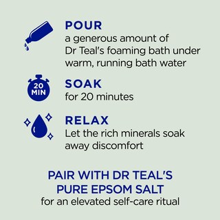 Foto 4 | Baño Espumoso Dr. Teal's Relax & Relief Eucalipto, 1 Litro (paquete De 2) - Venta Internacional.