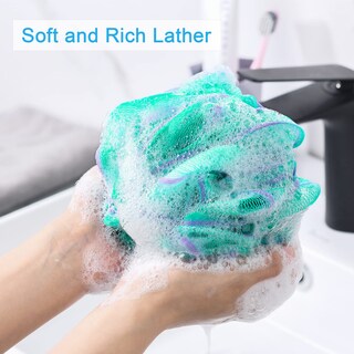 Foto 2 | Juego De 4 Estropajos Exfoliantes Para Baño Loofah Sponge Amazerbath - Venta Internacional.