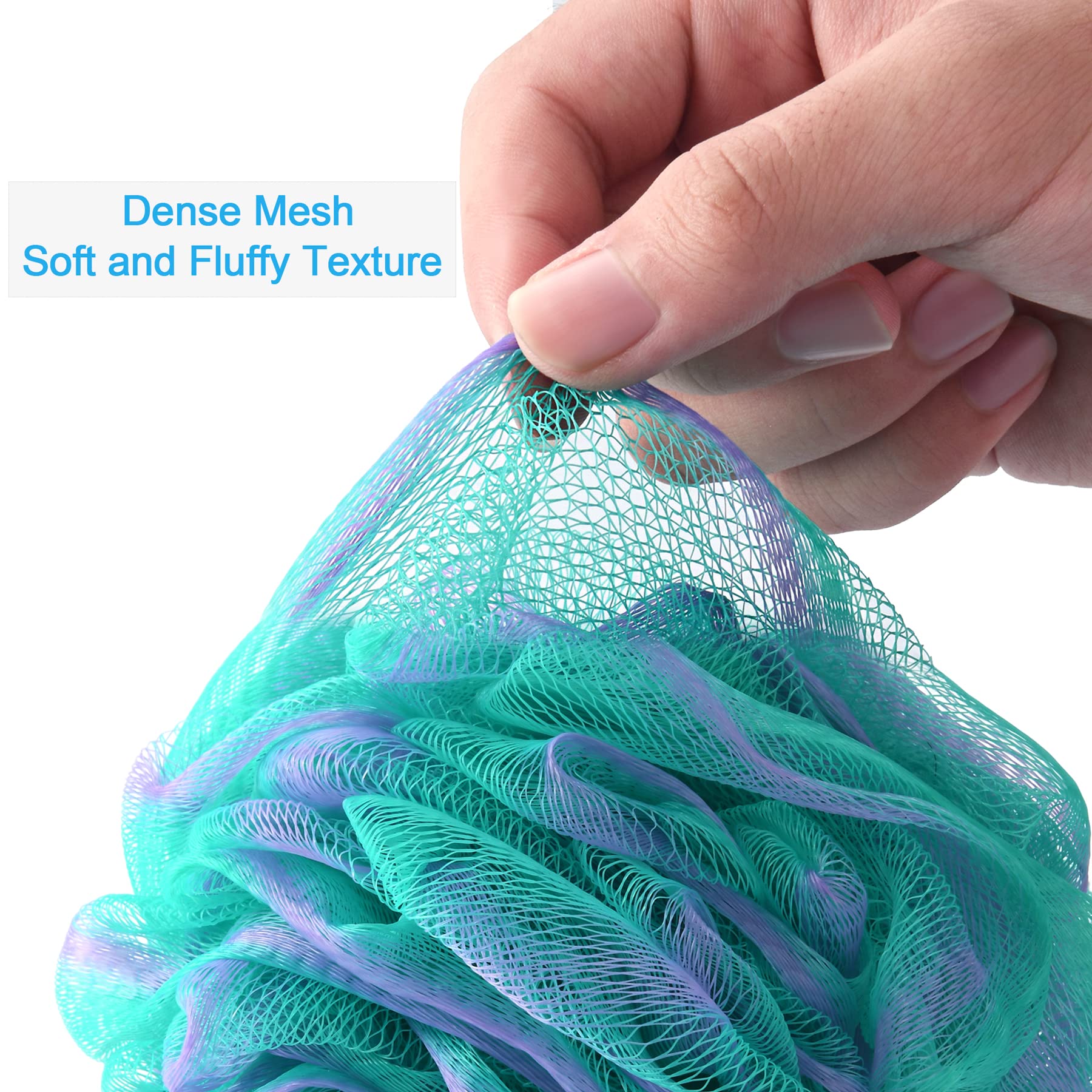 Foto 6 pulgar | Juego De 4 Estropajos Exfoliantes Para Baño Loofah Sponge Amazerbath - Venta Internacional.