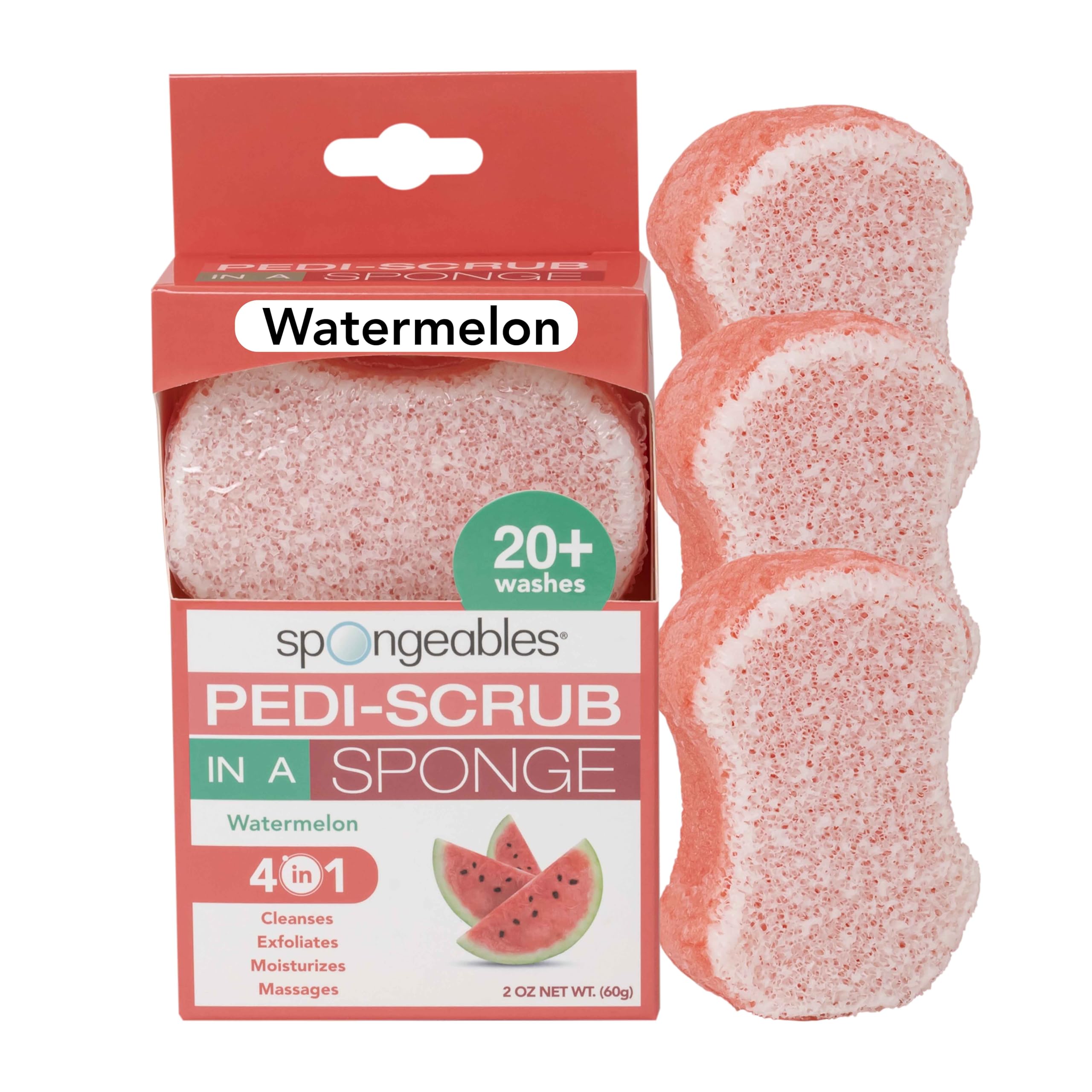 Esponja Exfoliante Para Pies, Esponjosa, Exfoliante Para Pedicura, 20 Unidades, Paquete De 3 - Venta Internacional.