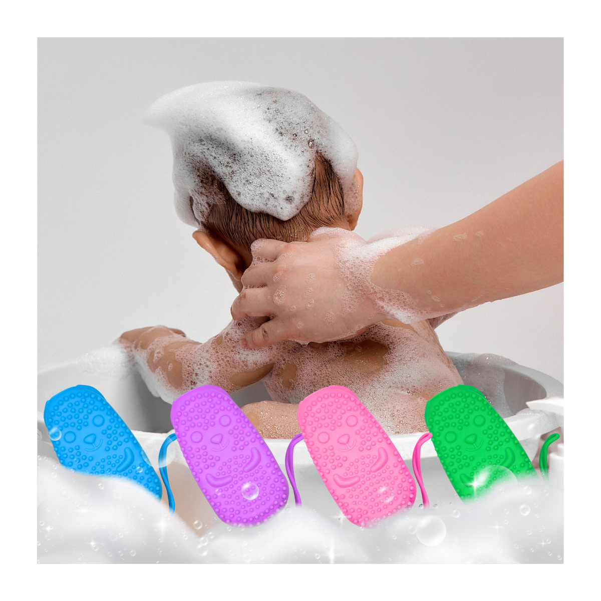 Foto 4 pulgar | 2 Esponjas De Baño Exfoliante D Ducha Cepillo Con Cuerda Spa