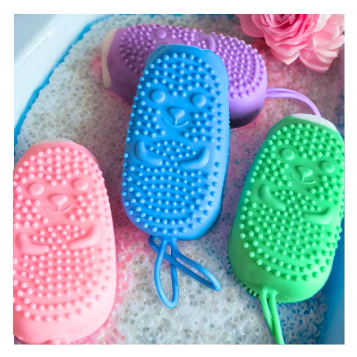 Foto 7 pulgar | 2 Esponjas De Baño Exfoliante D Ducha Cepillo Con Cuerda Spa
