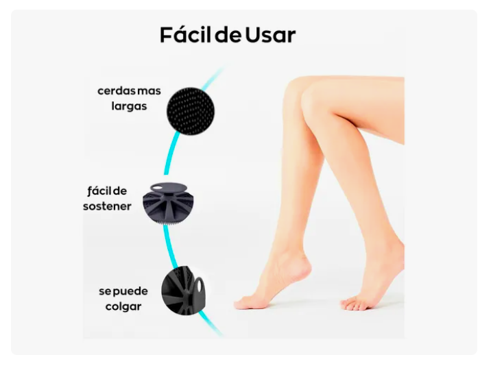 Foto 5 pulgar | Cepillo Corporal Xtellar de Silicón