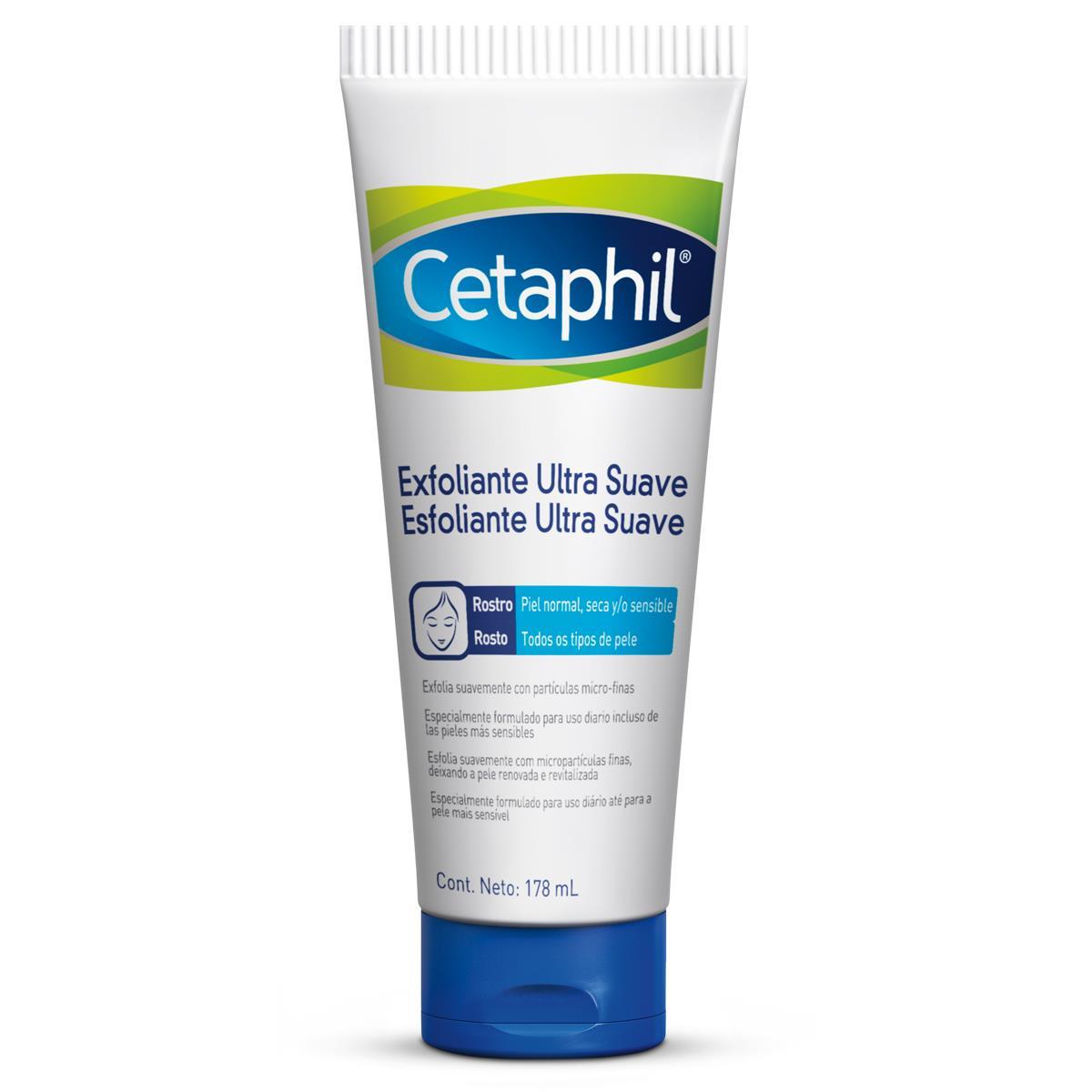Foto 2 pulgar | Exfoliante Cetaphil Ultra Suave para Rostro con Piel Normal y Seca 178 ml Tubo