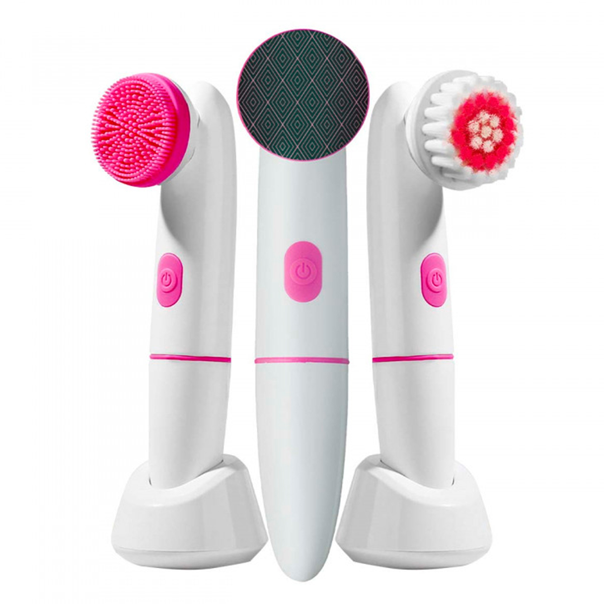 Foto 4 pulgar | Exfoliante Masajeador y Limpiador Tv Ofertas Nano Pedi Touch Blanco con 2 Niveles de Vibración