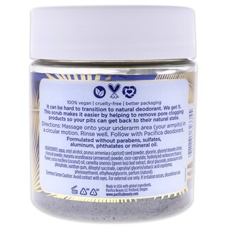Foto 2 | Pacifica Underarm Detox Scrub - Coconut And Charcoal For Women 7 Oz Scrub