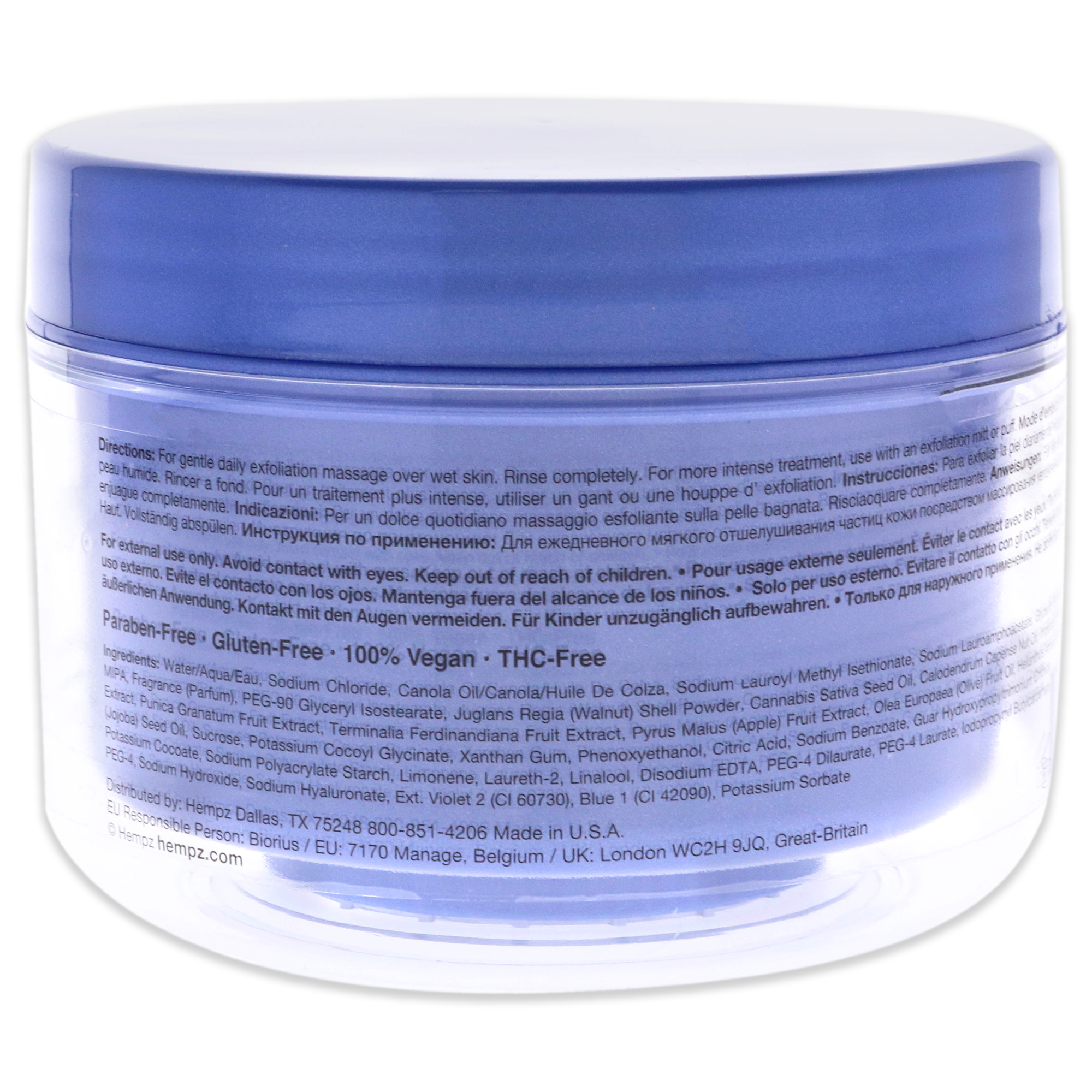 Foto 2 | Hempz Triple Moisture Herbal Whipped Creme Body Scrub For Unisex 7.3 Oz Scrub