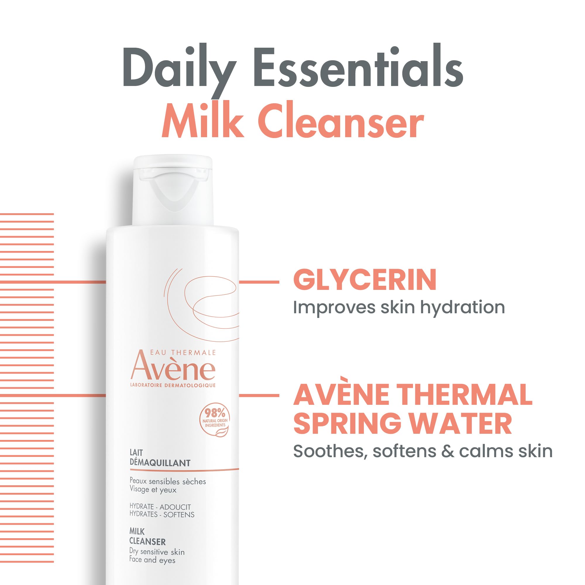 Foto 6 pulgar | Loción Limpiadora Eau Thermale Avène Gentle Milk 200 Ml Sensitive - Venta Internacional.