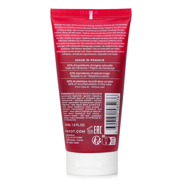 Foto 4 pulgar | Aceite Exfoliante Facial en Gel Payot con Semillas de Frambuesa - Venta Internacional