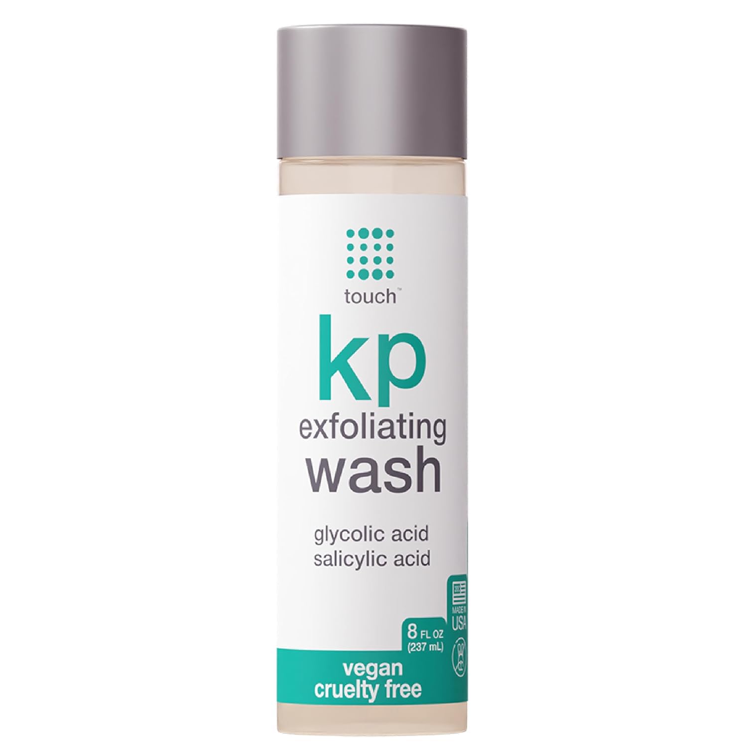 Foto 2 pulgar | Gel de Baño Exfoliante para Queratosis Pilaris Touch 225 ml con Ácido Glicólico - Venta Internacional
