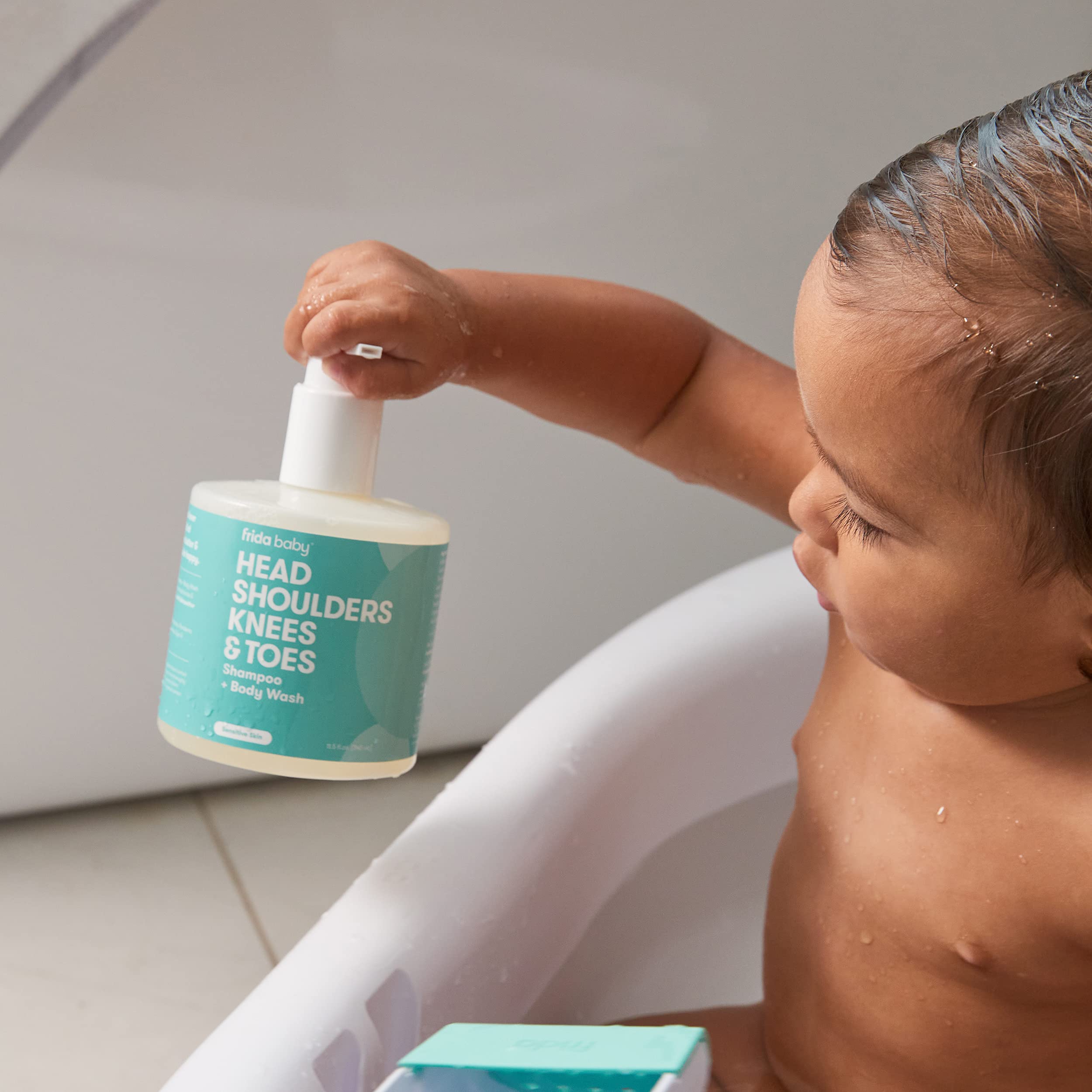 Foto 5 pulgar | Shampoo Y Gel De Baño Frida Baby De Pies A Cabeza 340 Ml - Venta Internacional
