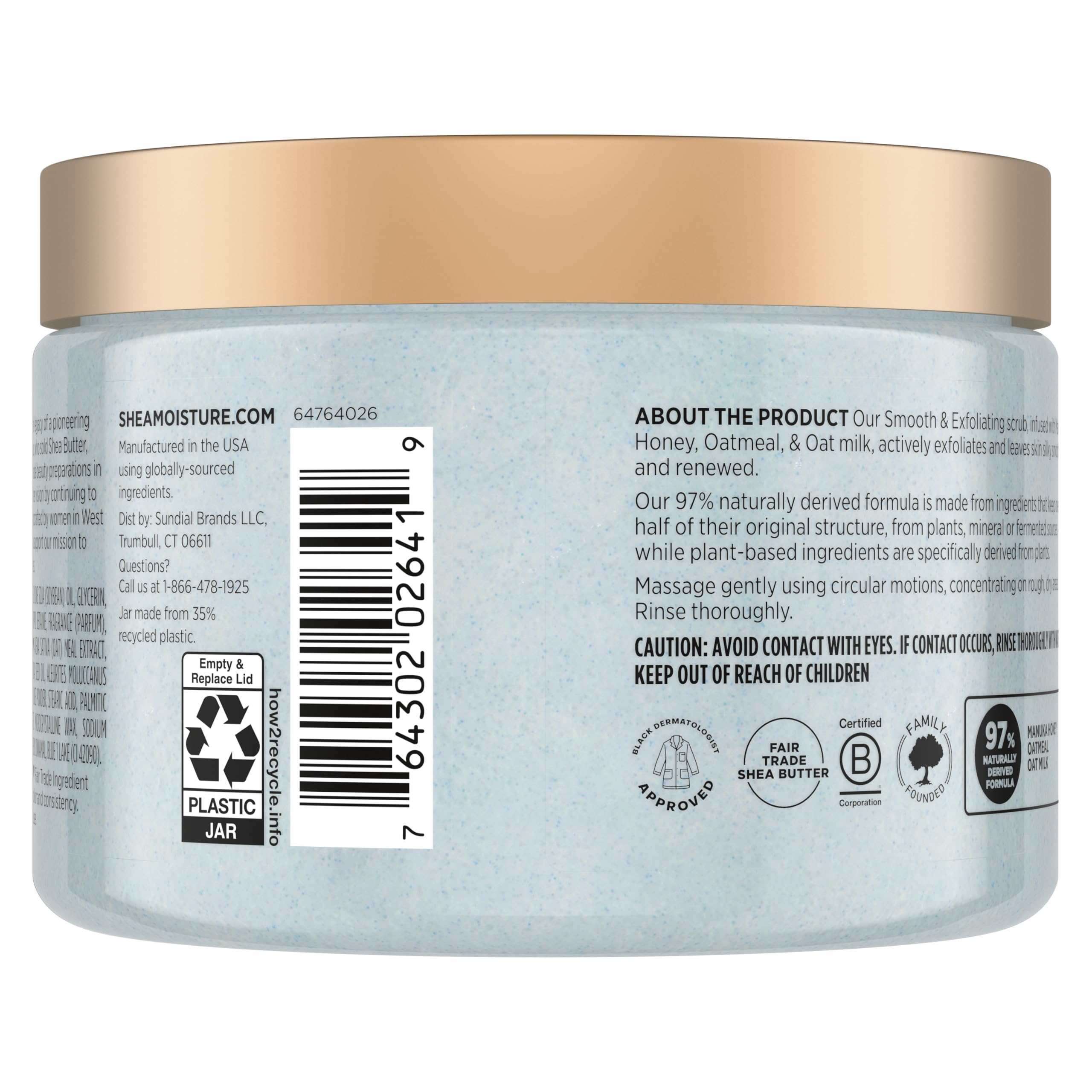 Foto 3 pulgar | Exfoliante Corporal SheaMoisture 350 ml - Venta Internacional