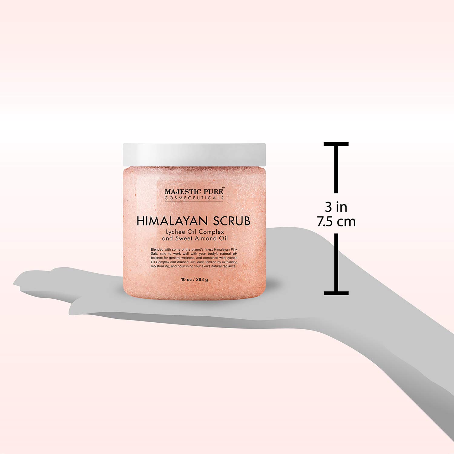 Foto 6 pulgar | Exfoliante Corporal Majestic Pure Himalaya Salt Con Aceite De Lichi, 300 Ml - Venta Internacional.