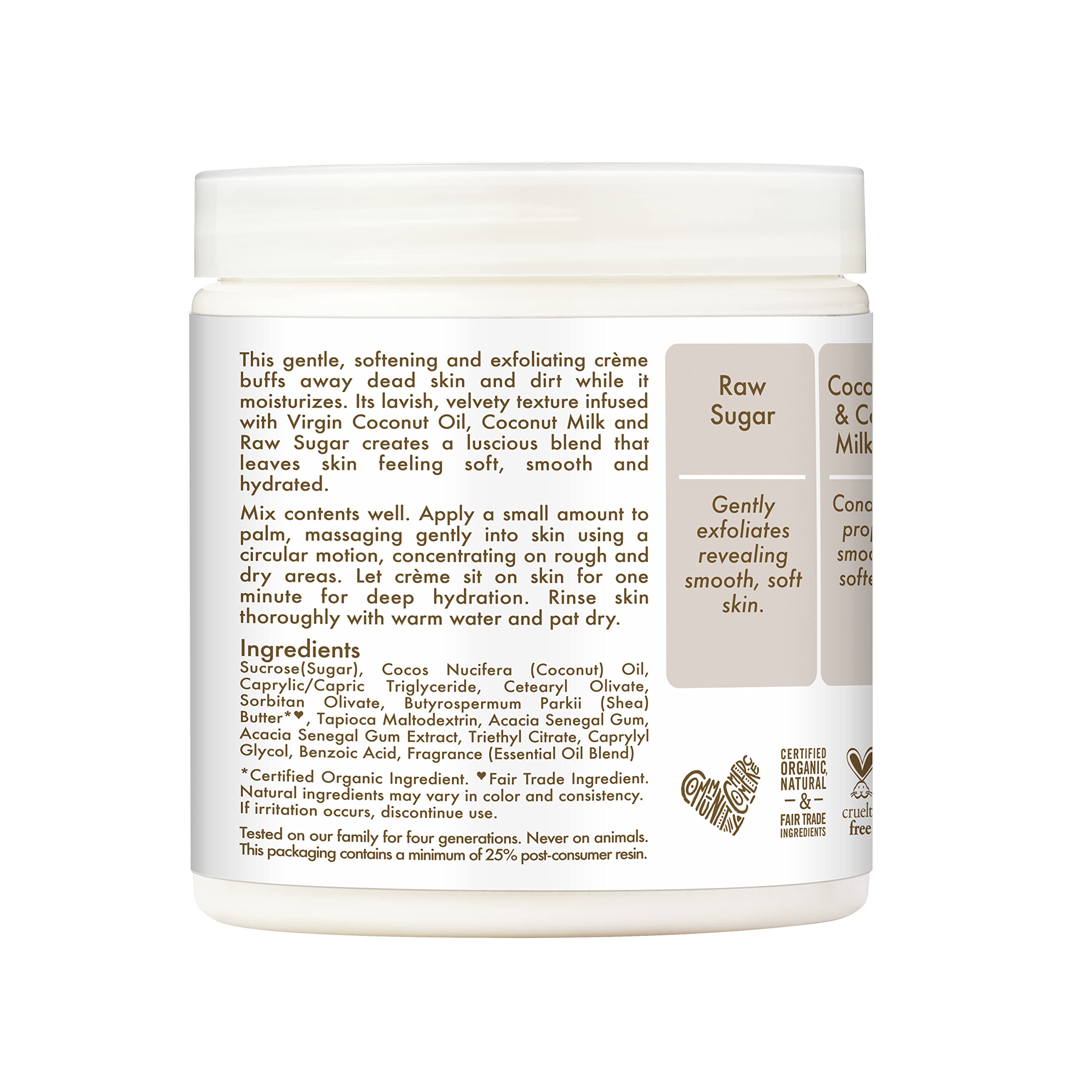 Foto 3 pulgar | Exfoliante Corporal Sheamoisture de Hidratación Diaria con Coco 240 ml -Venta Internacional