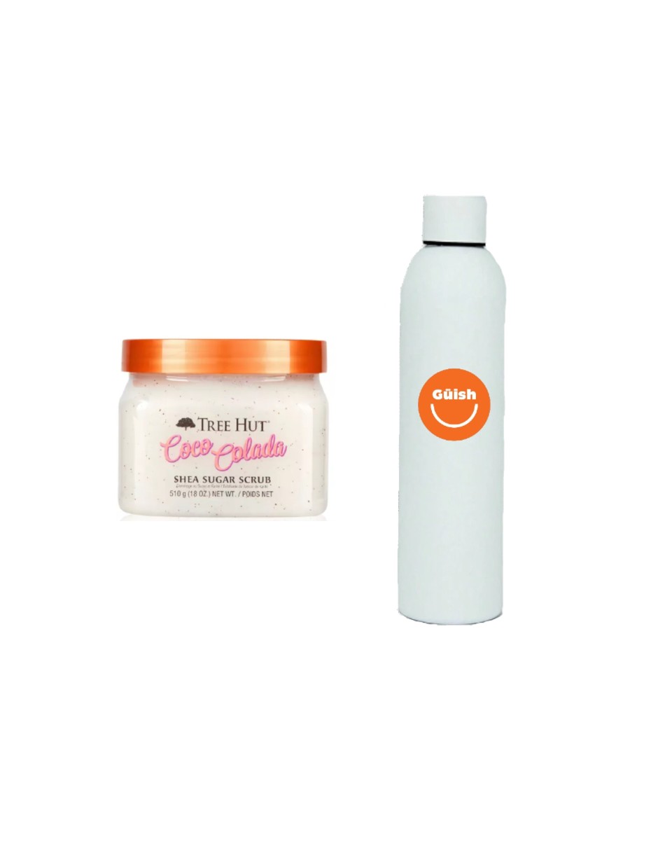 Foto 1 | Exfoliante Corporal Tree Hut Coco Colada + Termo de Agua Güish