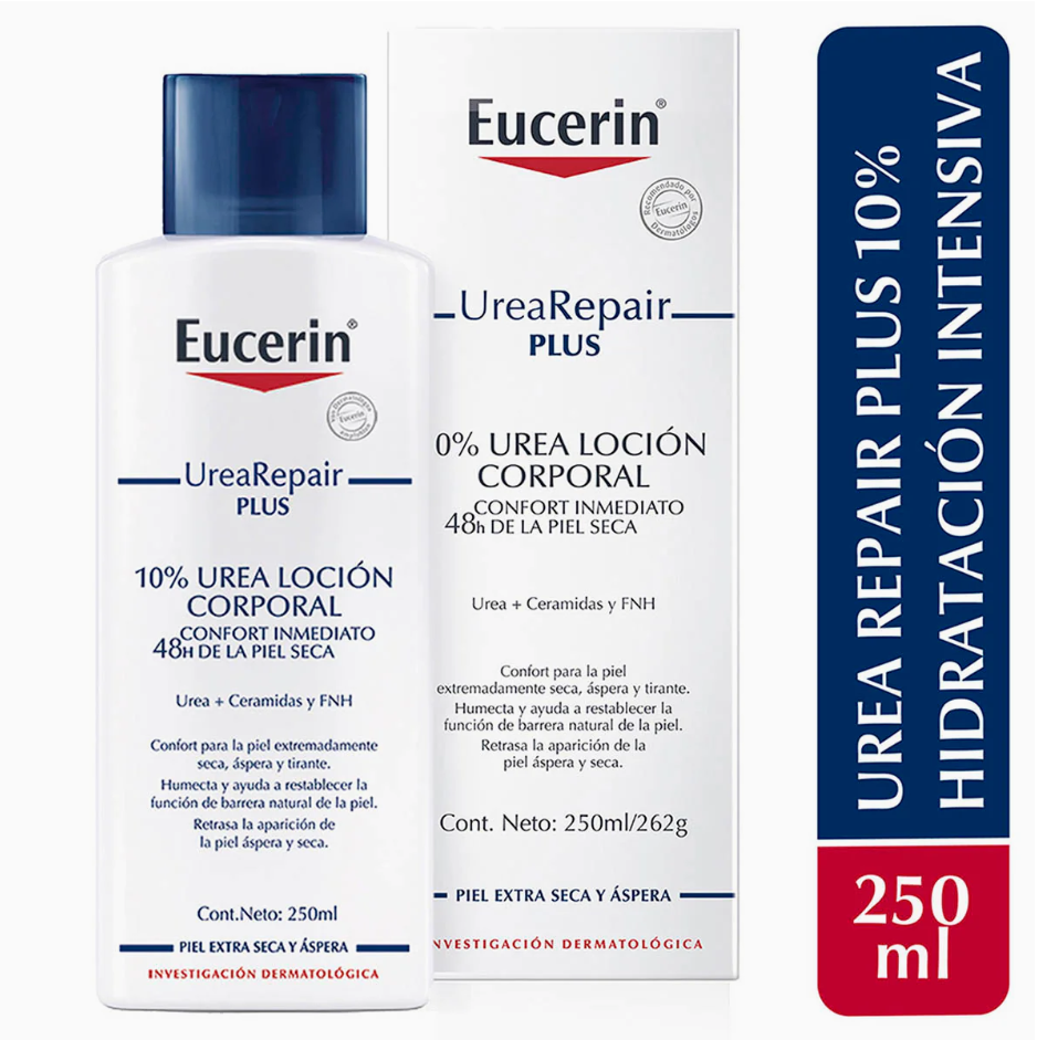 Foto 1 | Eucerin Loción Corporal Urea Repair Plus 10% 250ml | Hidratación Intensa 48h Para Piel Seca, Escamada Y Sensible