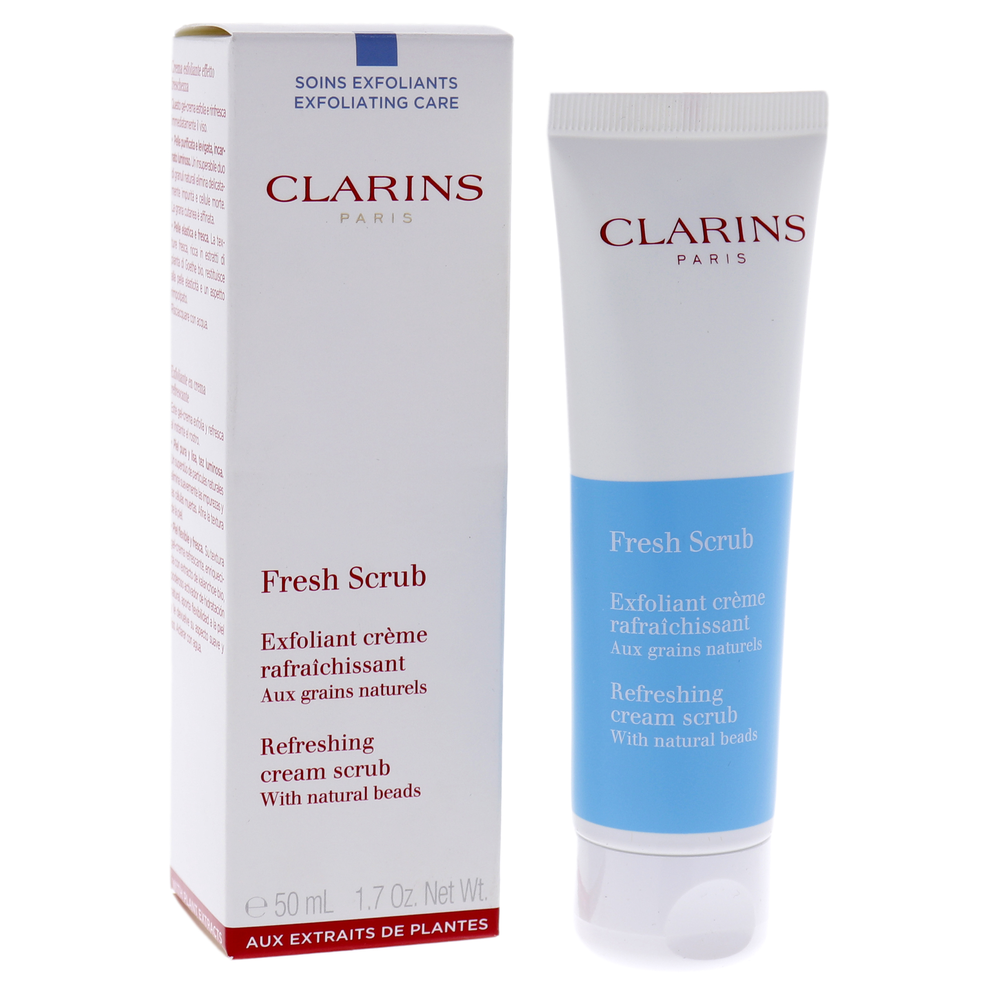 Foto 4 pulgar | Exfoliante Facial Clarins Fresh Scrub Crema Refrescante 50 Ml - Venta Internacional.