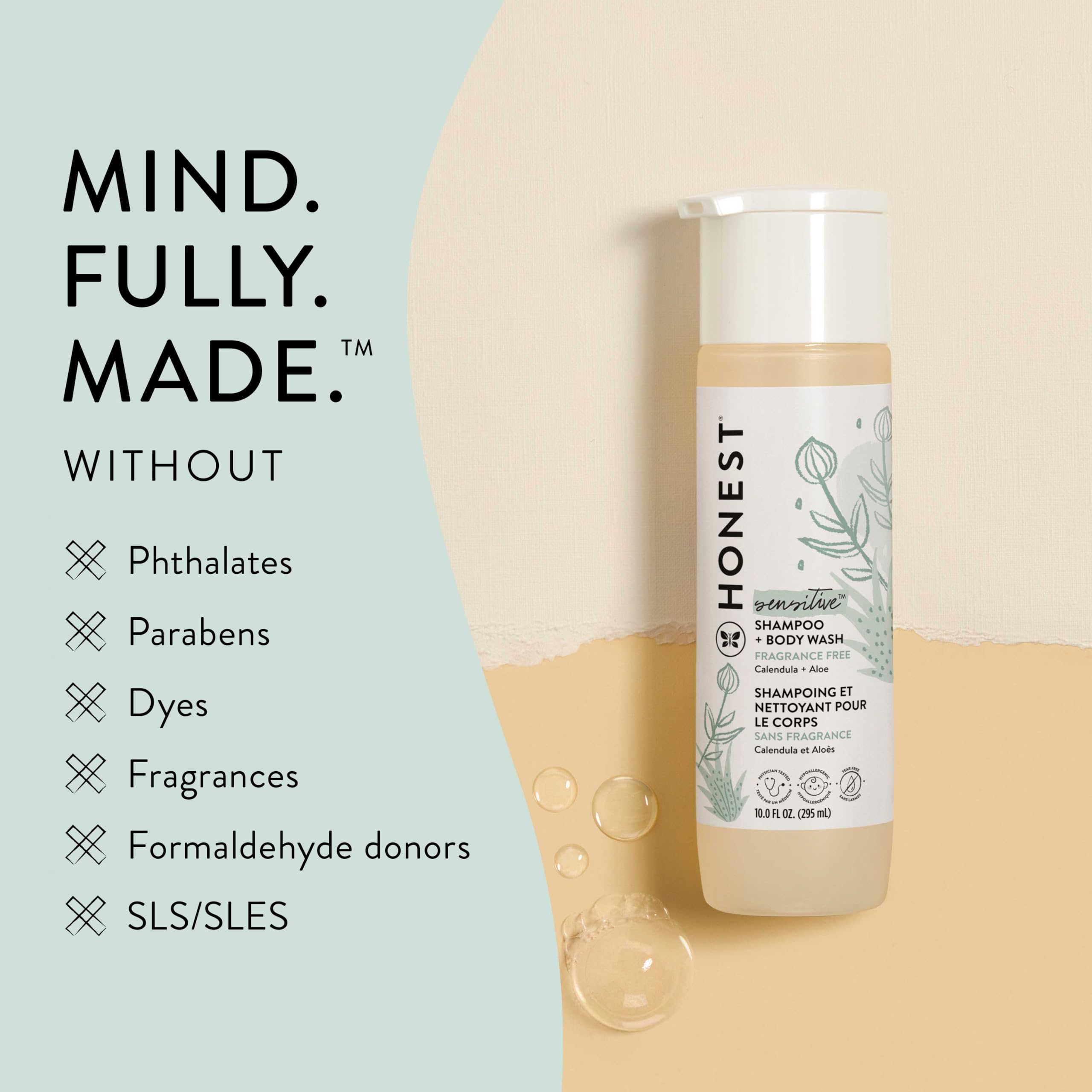 Foto 6 pulgar | Champú Limpiador Y Gel De Baño The Honest Company 2 En 1, 300 Ml - Venta Internacional.