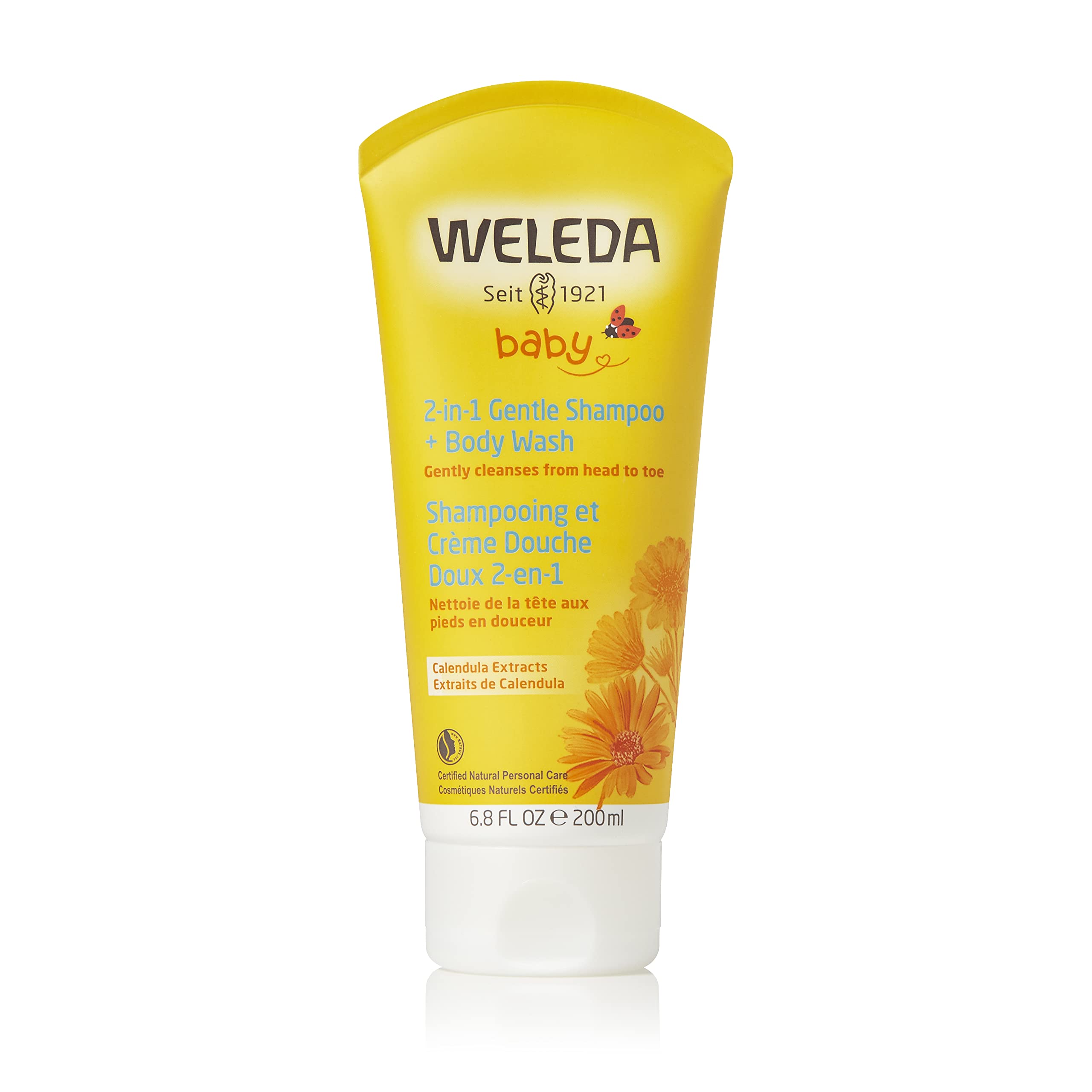 Foto 2 pulgar | Champú Y Gel De Baño Weleda Baby Calendula 200 Ml - Venta Internacional.