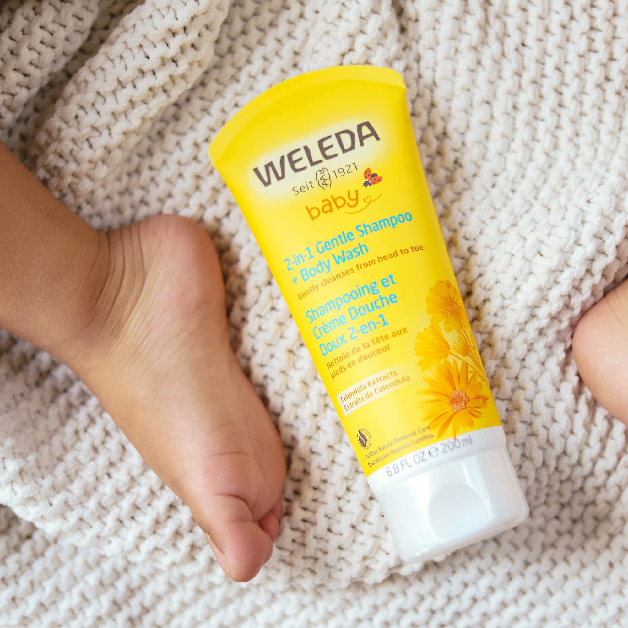 Foto 6 pulgar | Champú Y Gel De Baño Weleda Baby Calendula 200 Ml - Venta Internacional.