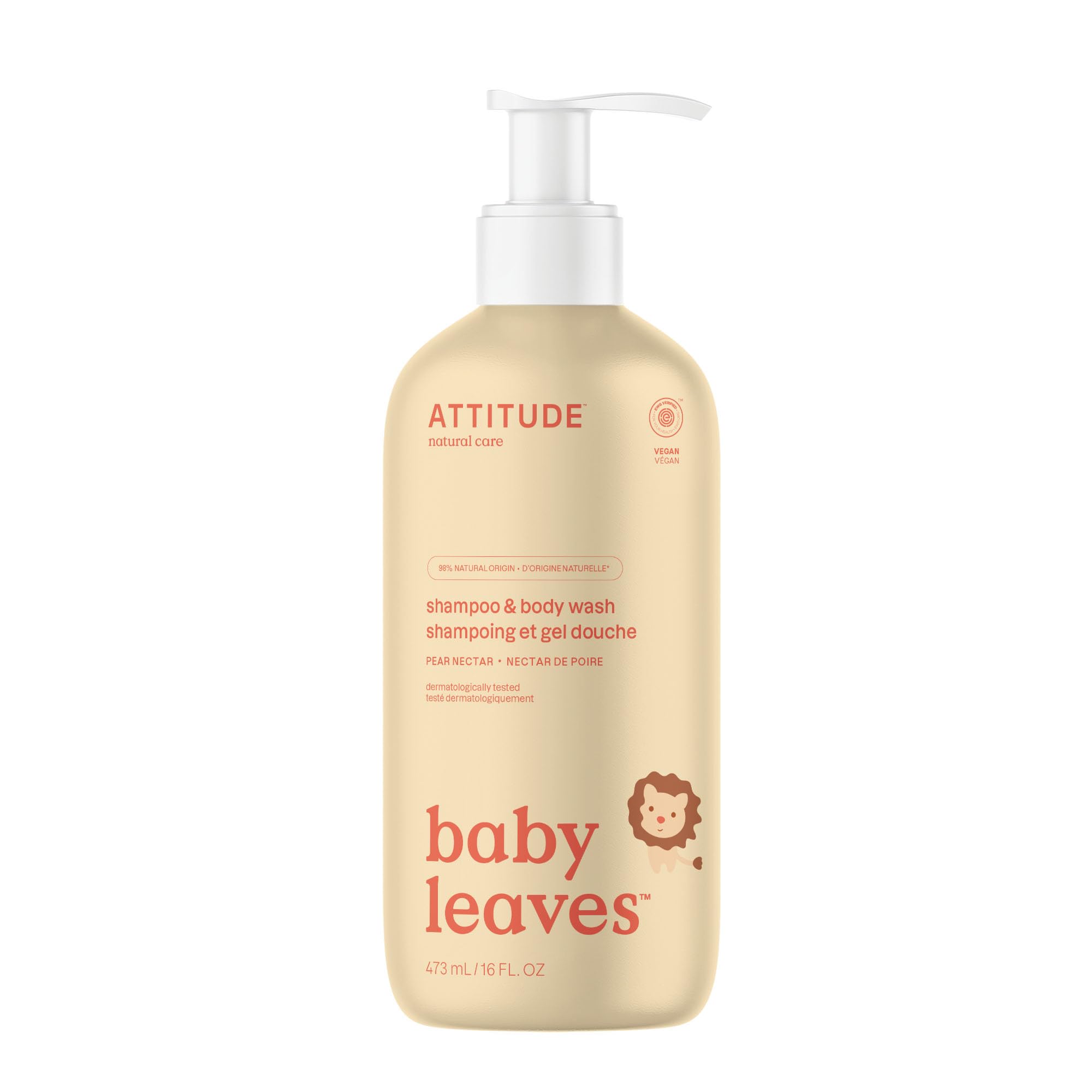Champú Y Gel De Baño Attitude 2 En 1 Para Bebé 473 Ml - Venta Internacional.