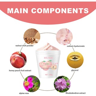 Foto 4 | Crema Exfoliante Corporal Huoguo Peach Para Limpieza Profunda Y Blanqueamiento De La Piel - Venta Internacional.