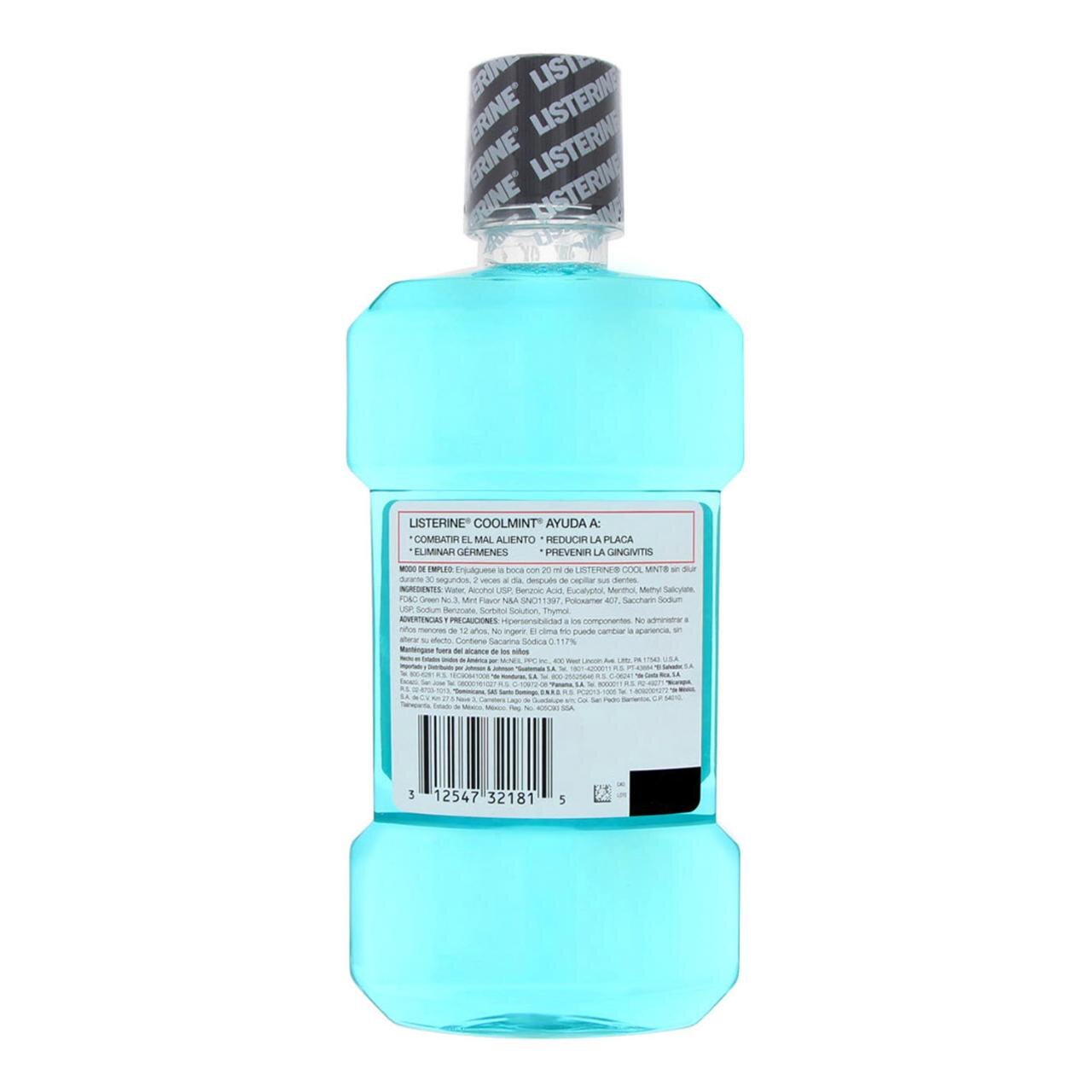 Foto 3 pulgar | Enjuague Bucal Listerine Cool Mint 500ml