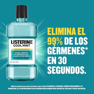 Foto 3 | Enjuague Bucal Listerine Cool Mint 500ml