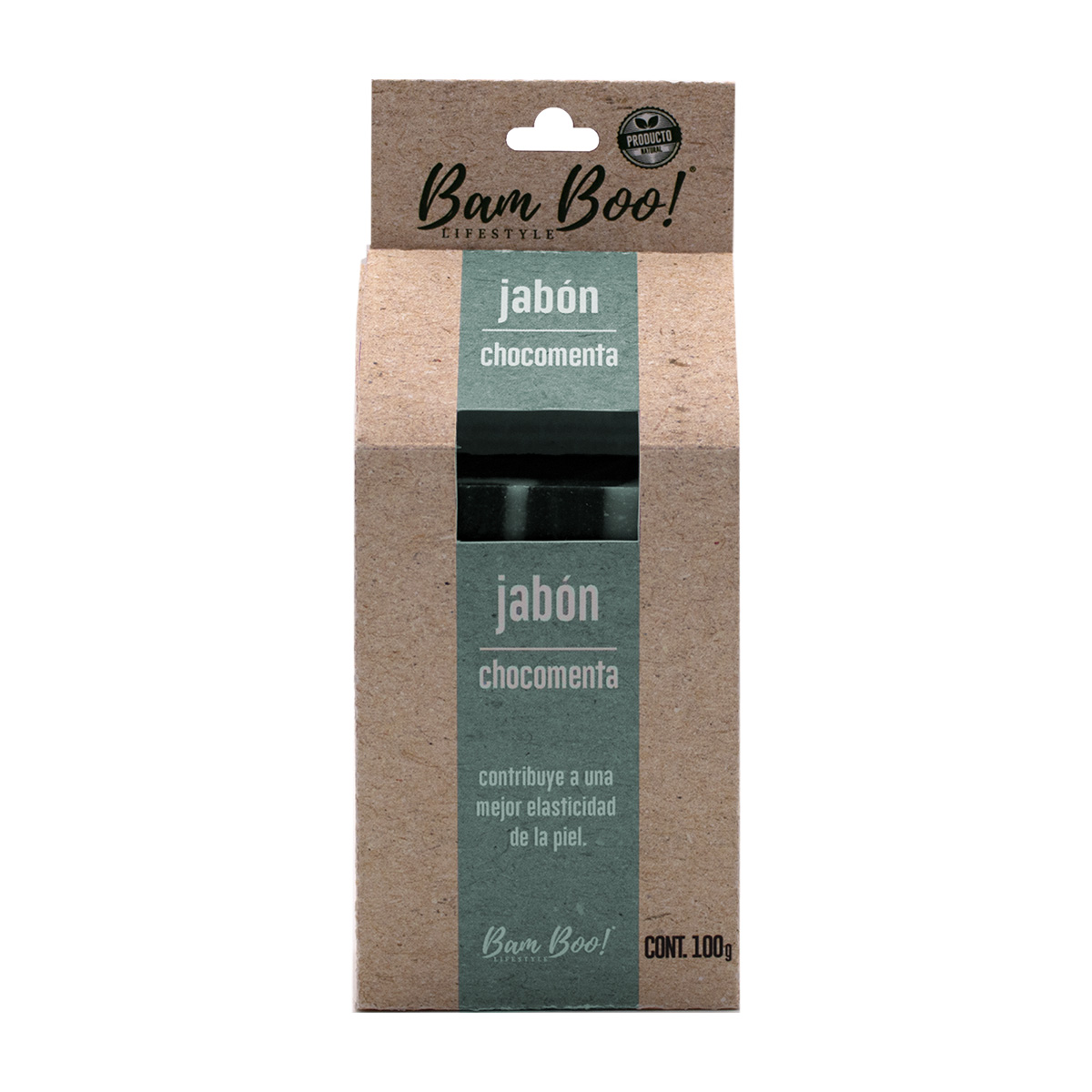 Foto 4 pulgar | Tres Jabones de Chocomenta 100 Gr Bam Boo! Lifestyle