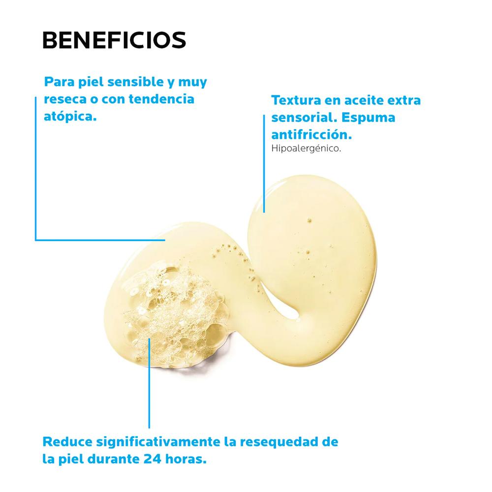 Foto 3 pulgar | Aceite de Ducha La Roche Posay Lipikar Cleansing Ap+ 400 Ml