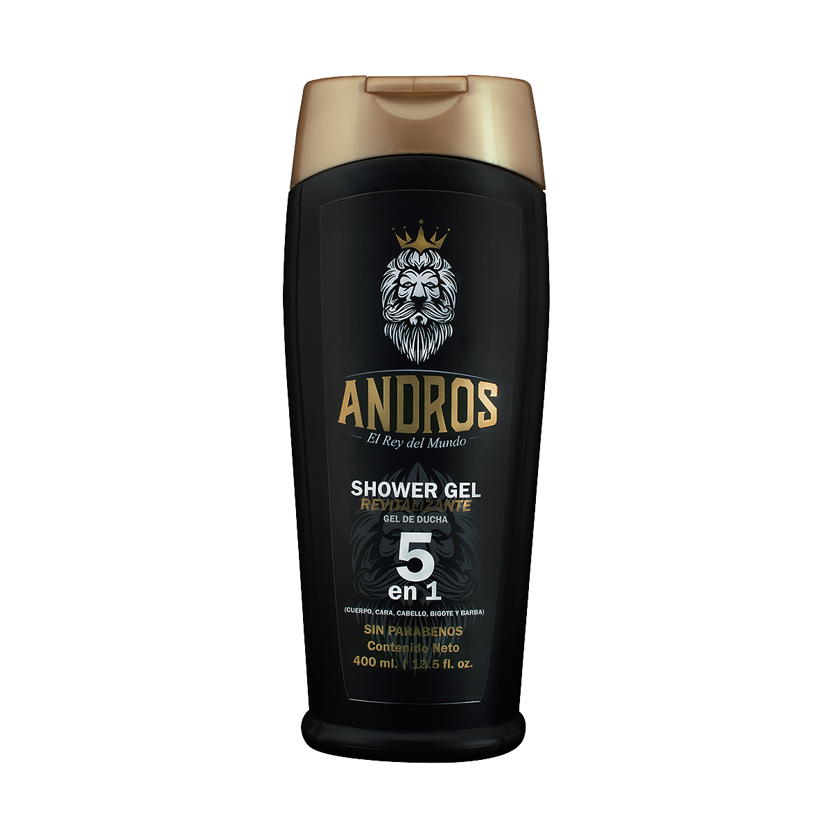 Foto 2 pulgar | Gel De Ducha Andros 400ml Jabón Líquido Para Hombres Cuerpo