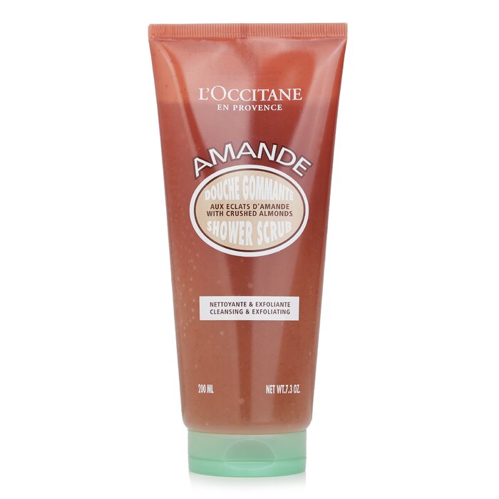 Foto 1 | Exfoliante De Ducha Con Aceite De Almendras L'occitane Con Cáscaras Trituradas, 200 Ml - Venta Internacional.