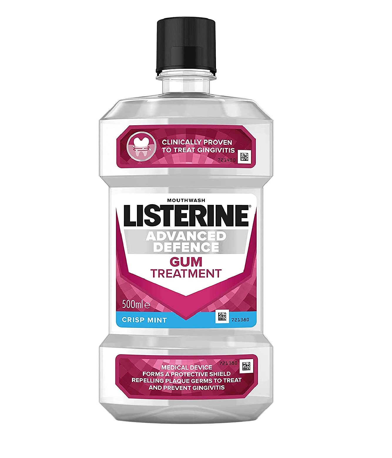 Enjuague Bucal Listerine Advanced Defence Para El Tratamiento De Encías, 500 Ml - Venta Internacional.