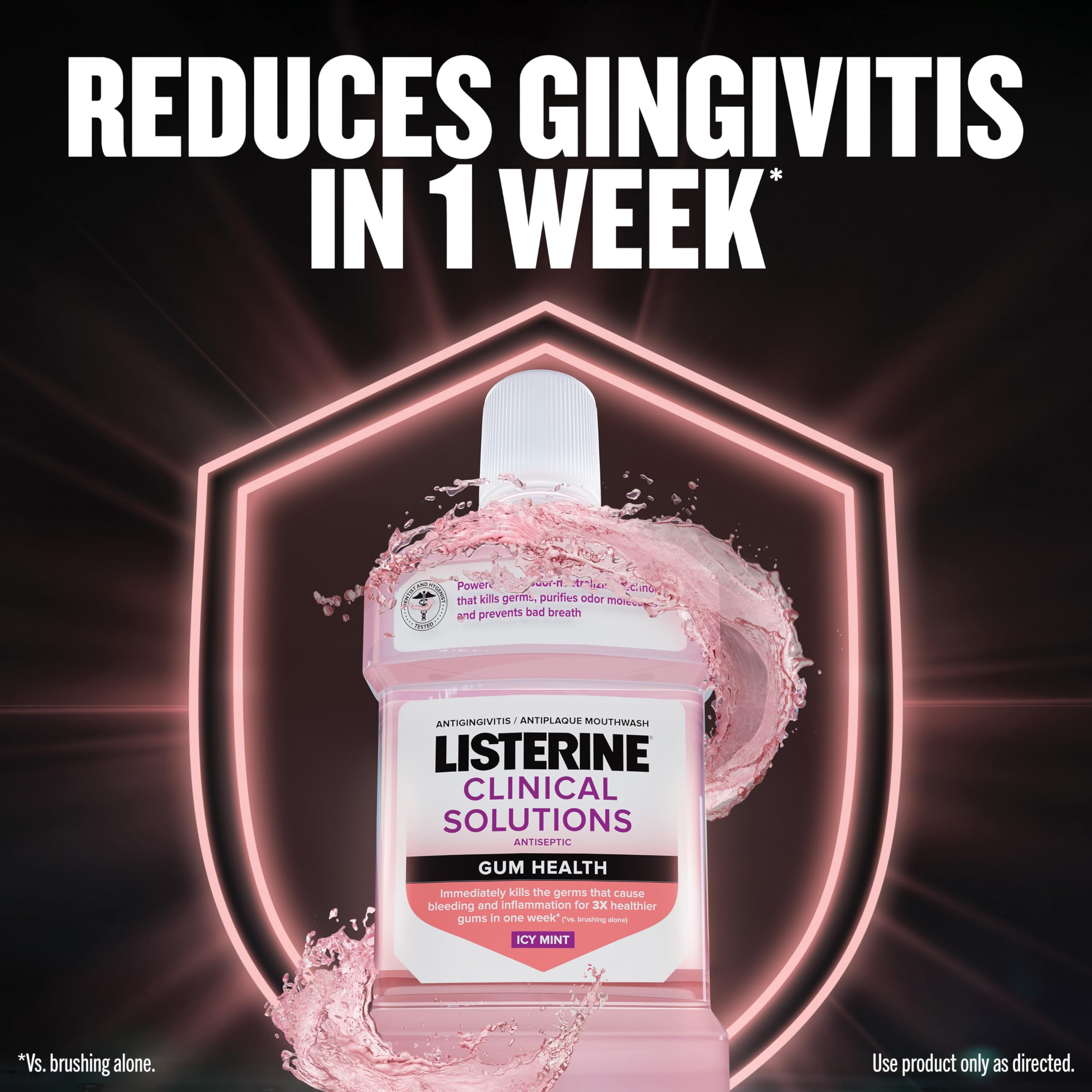 Foto 3 | Enjuague Bucal Listerine Clinical Solutions Gum Health 2 X 1 L - Venta Internacional.