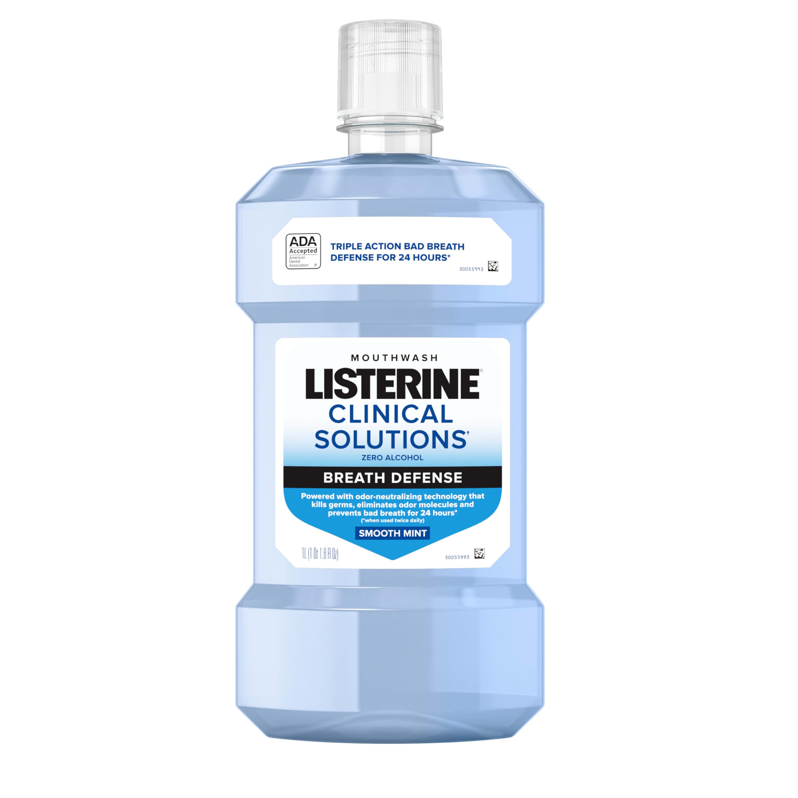 Foto 2 pulgar | Enjuague Bucal Listerine Clinical Solutions Breath Defense, 1 Litro - Venta Internacional.