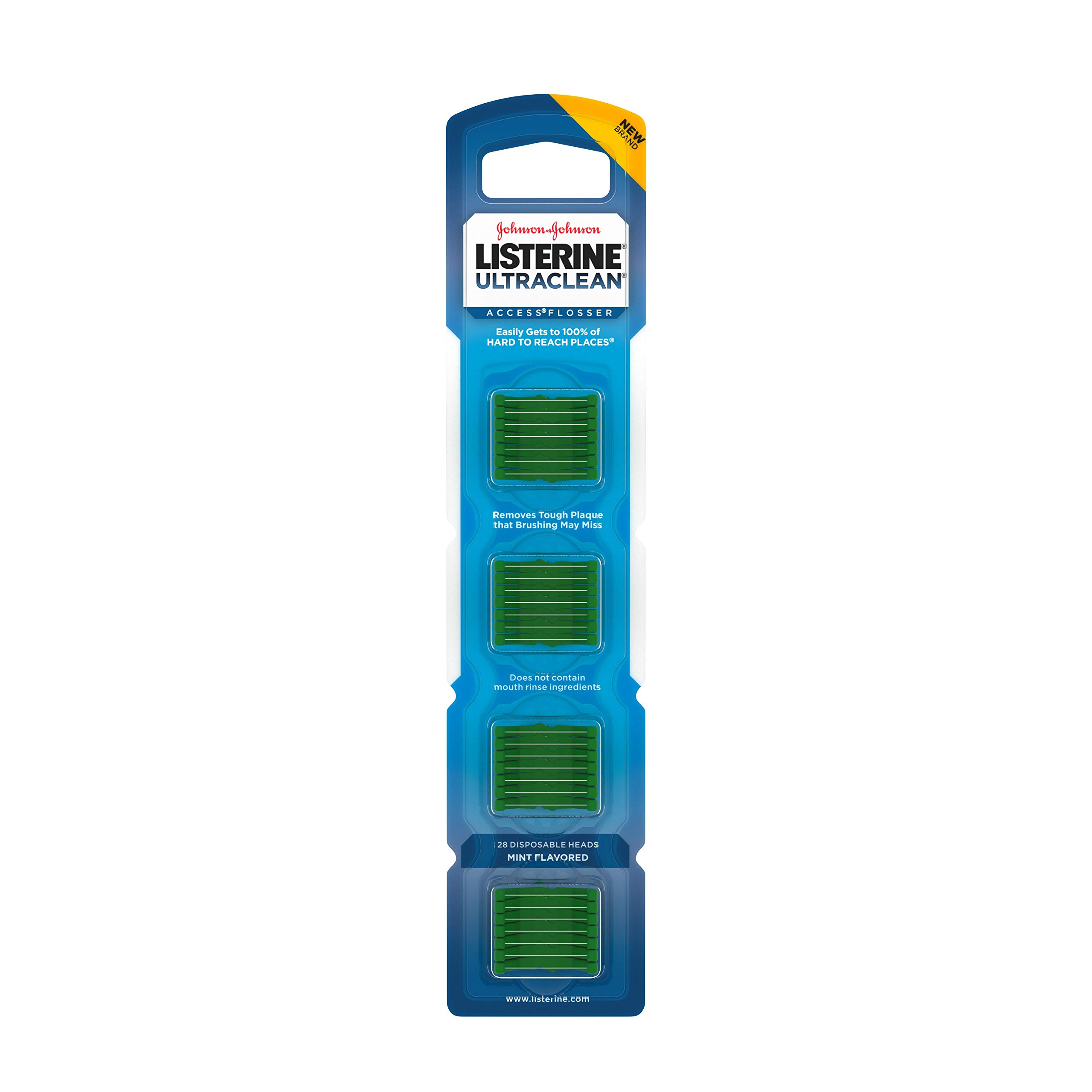 Cabezales De Recambio De Hilo Dental Listerine Ultraclean Access, 28 X 5 Pulgadas, Color Menta - Venta Internacional.