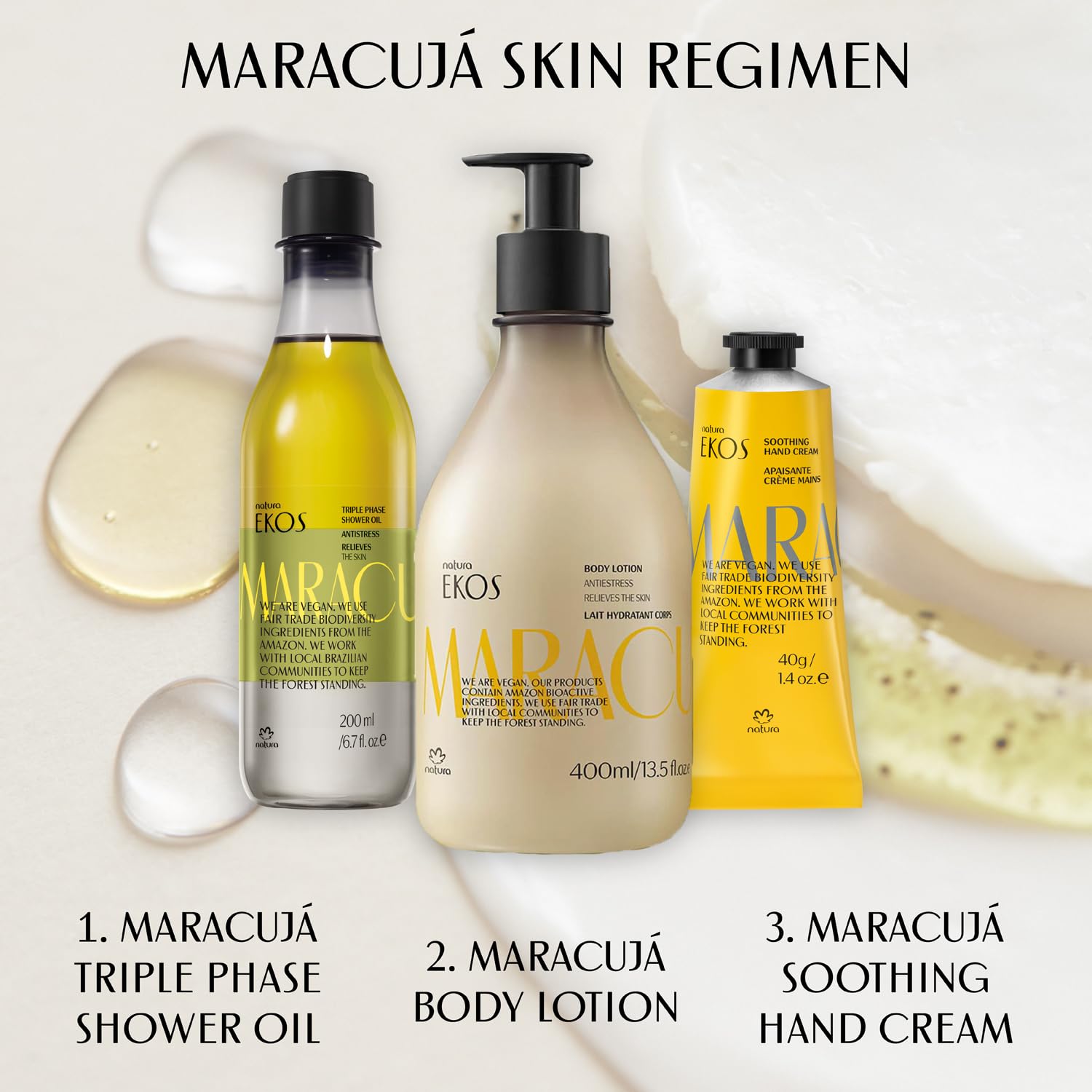 Foto 5 | Aceite De Ducha Natura Ekos Maracujá Trifásico 200 Ml Vegan - Venta Internacional.