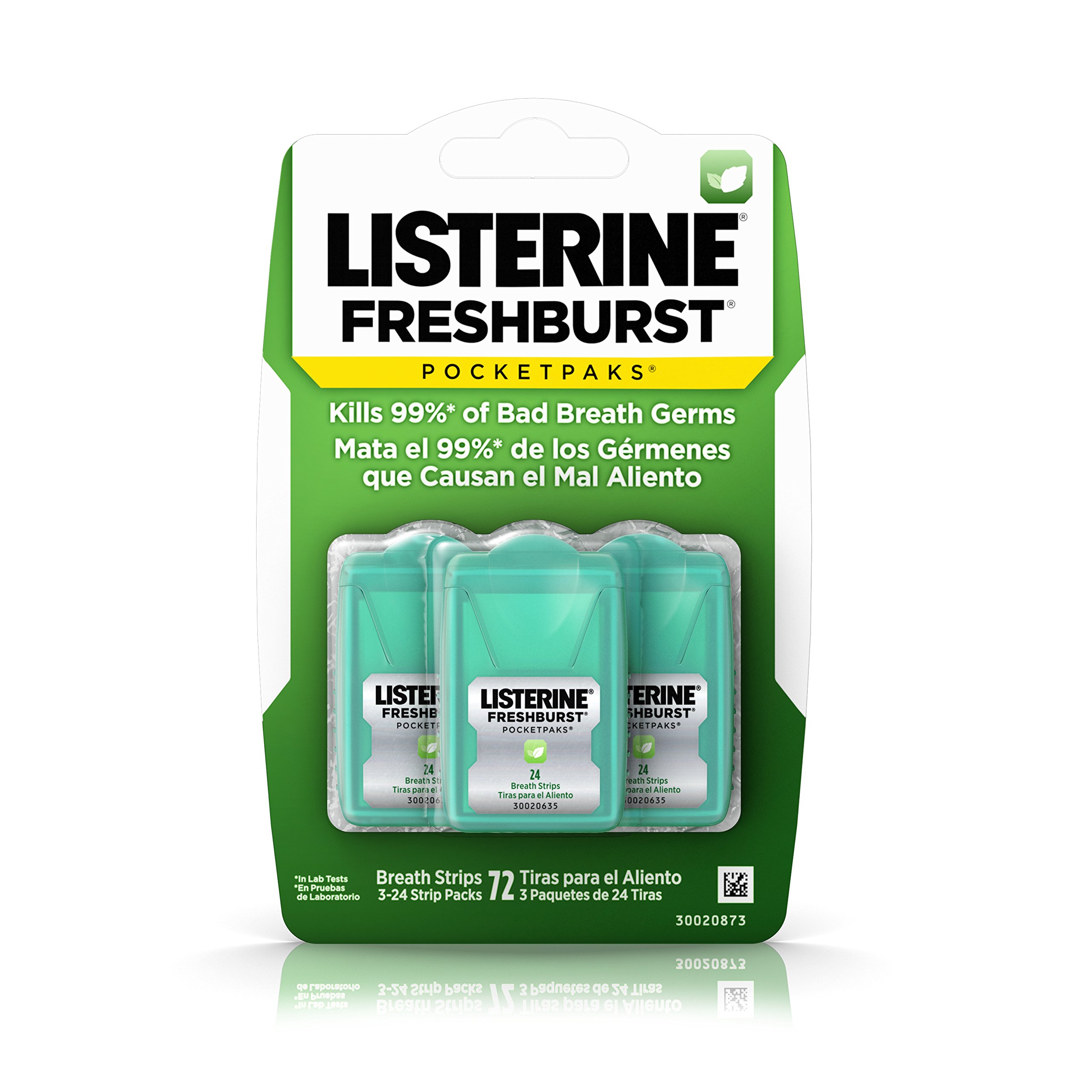 Foto 3 pulgar | Breath Strips Listerine Pocketpaks Fresh Burst, 72 Unidades, 2 Unidades - Venta Internacional.