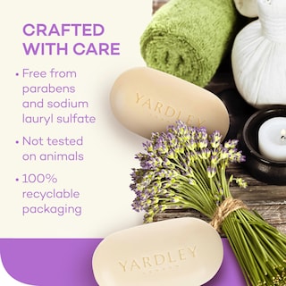 Foto 4 | Jabón En Barra Yardley London Nourishing English Lavender 120 Ml X2 - Venta Internacional.