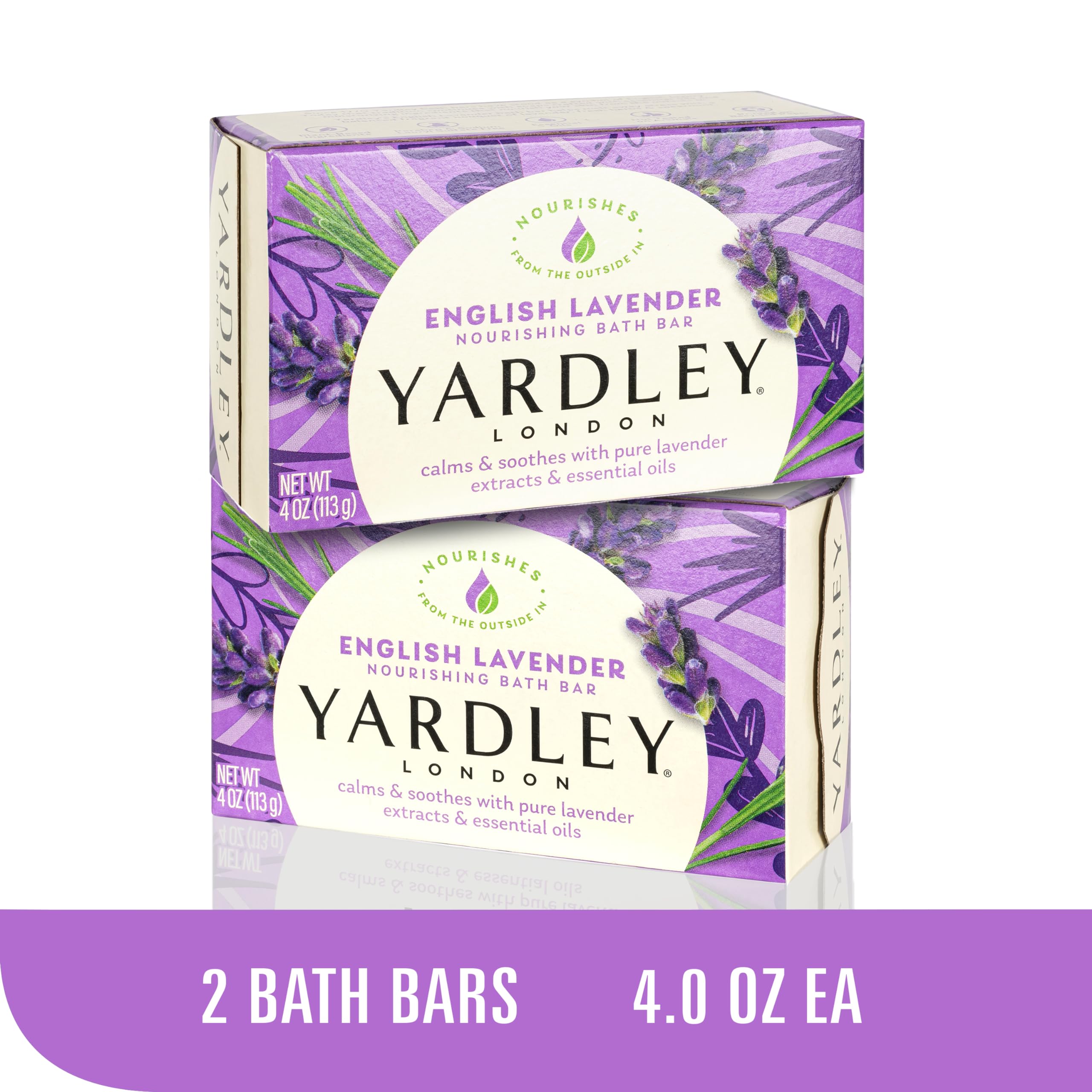 Foto 6 pulgar | Jabón En Barra Yardley London Nourishing English Lavender 120 Ml X2 - Venta Internacional.