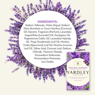 Foto 6 | Jabón En Barra Yardley London Nourishing English Lavender 120 Ml X2 - Venta Internacional.