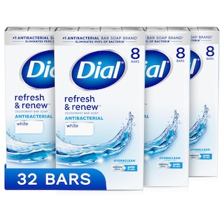 Foto 1 | Soap Dial Antibacterial Refresh & Renew, 32 Barras, 4 Onzas - Venta Internacional.